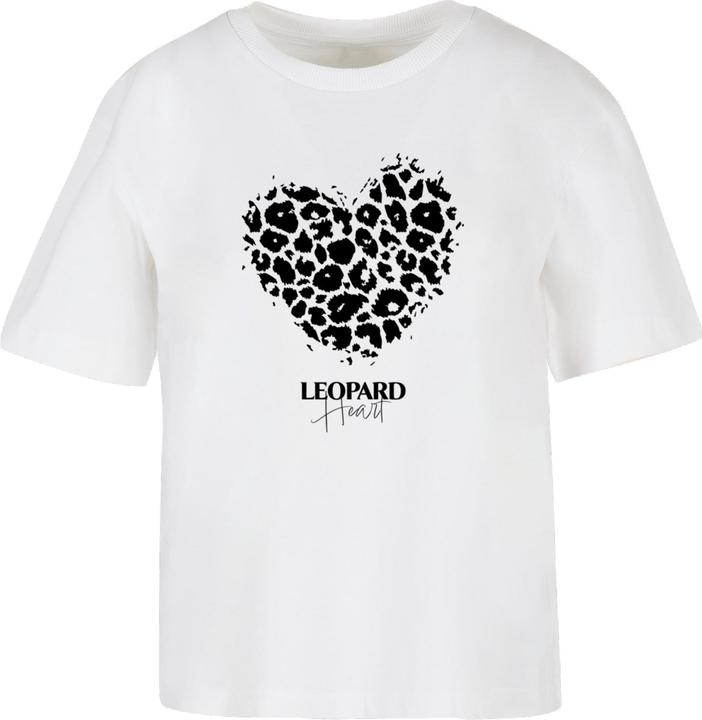 Produktbild Merchcode Ladies Leopard Heart Everyday Tee - 193473 (XXL)