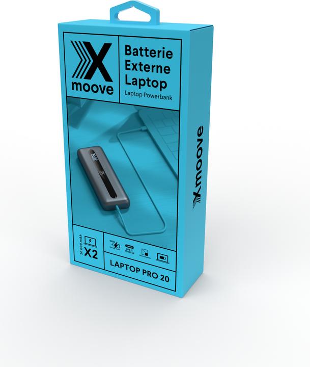 Immagine prodotto Livoo Batteria esterna Laptop Pro 20 - 100W - 20000mAh (20000 mAh, 100 W, 37 Wh)