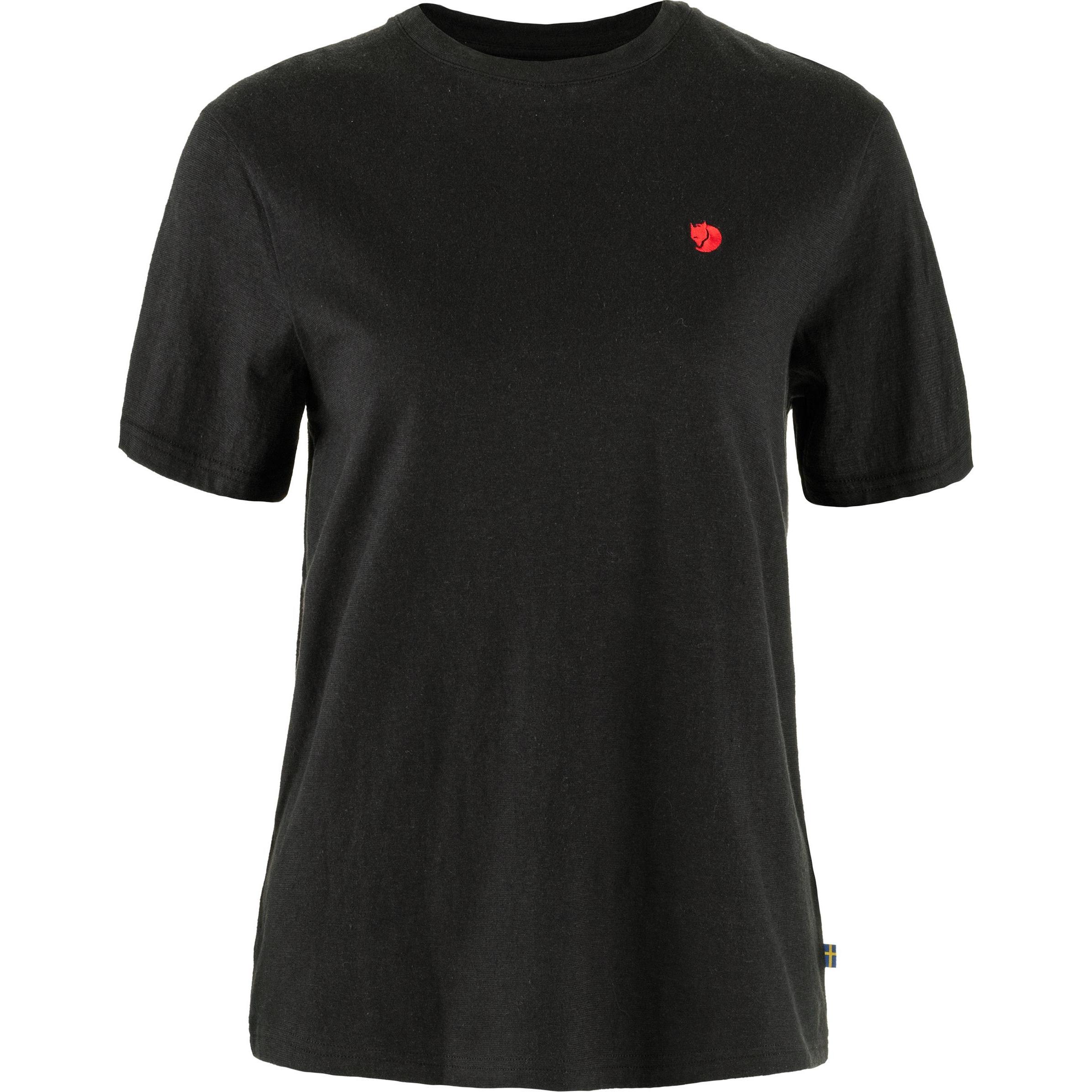 Fjällräven, Damen, Shirt, Women's Hemp Blend T-Shirt, Schwarz, (XS)