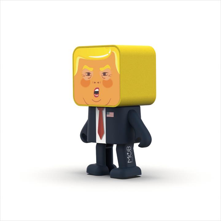 Actual product image Mobility on Board Dancing President speaker Donald Trump (4 h, Rechargeable battery operated)