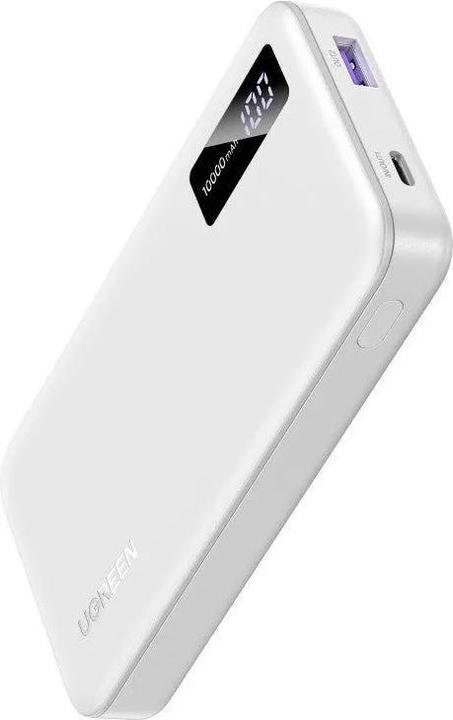 Actual product image Ugreen 10000mAh Two-way Fast Charging Powerbank White (10000 mAh, 22.50 W, 38.20 Wh)