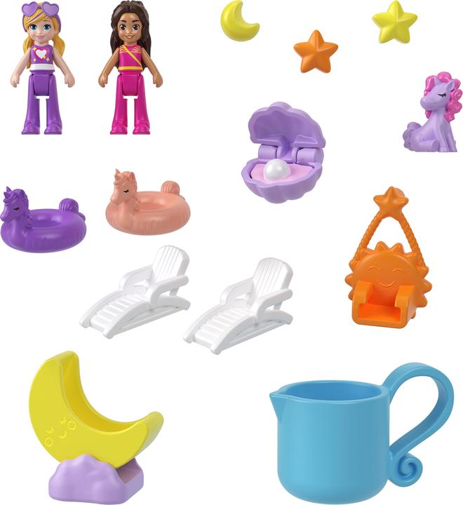 Produktbild Polly Pocket Einhorn Poolparty Schatulle