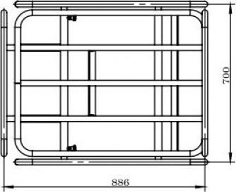 Image du produit Zipper - Transportrahmen EWB150-100LTR