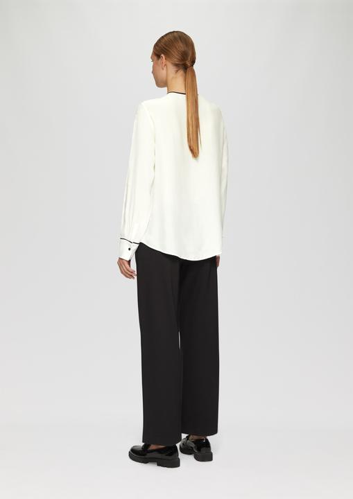 Produktbild s.Oliver Bluse Viskosebluse mit Kontrastdetails (40)