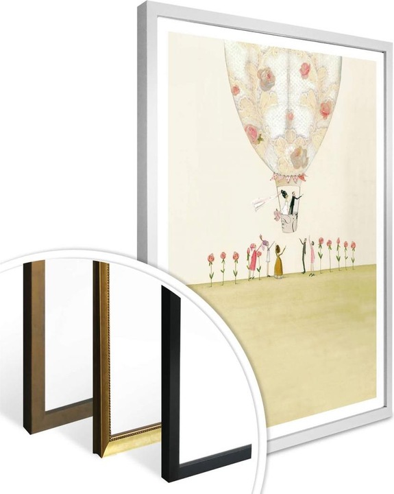 Image du produit Trenddeko Ballon de mariage (60 x 80 cm)