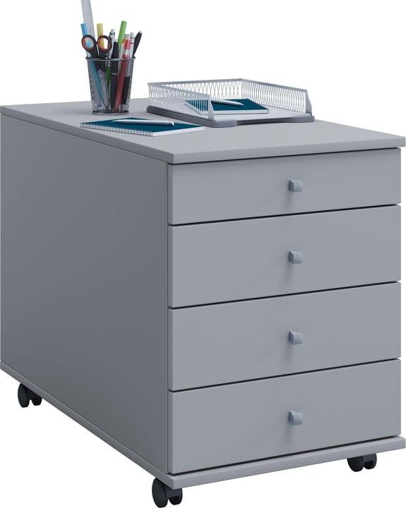 Image du produit VCM Armoire de bureau en bois Caisson à roulettes Lona avec tiroir (42 x 80 cm)