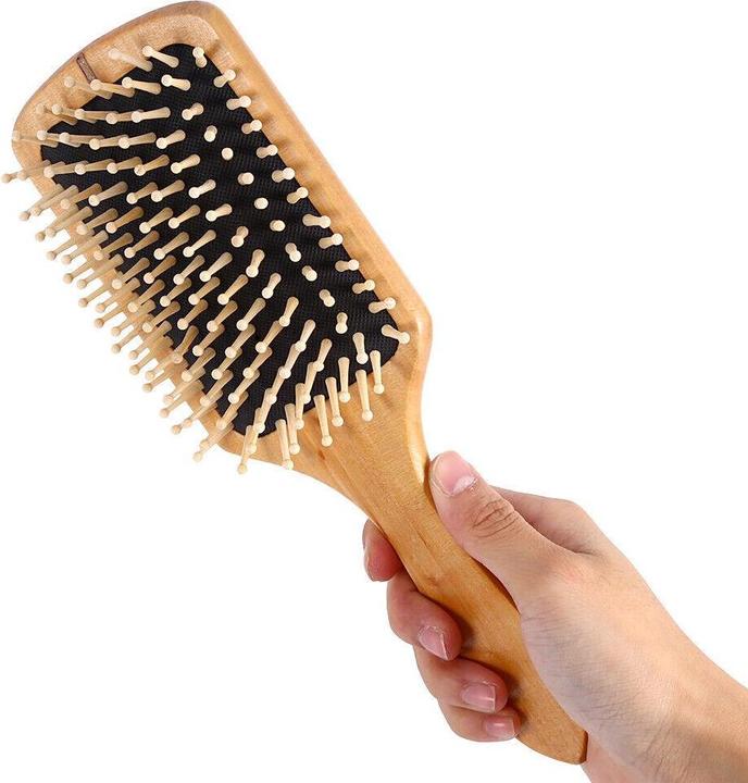 Image du produit JTI Brosse à cheveux en bois - rectangulaire