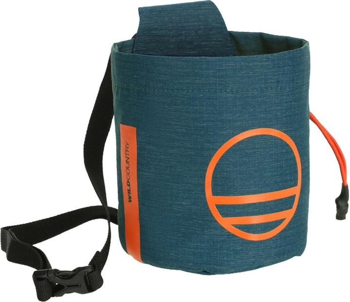 Red Chili Kiddy Sacca Per Magnesite Per Bambini – Borsa Porta Gesso Da Arrampicata, Colorata, Leggera, Impermeabile, Con Cordoncino E Portaspazzola (Rosso, Taglia Unica)