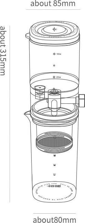 Actual product image MHW 3Bomber Fresh Ice Dripper (0.40 l)