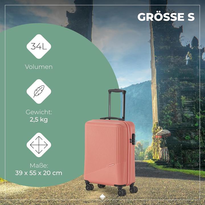 Immagine prodotto Travelite Set di valigie a 4 ruote Bali 3 pezzi (193 l)