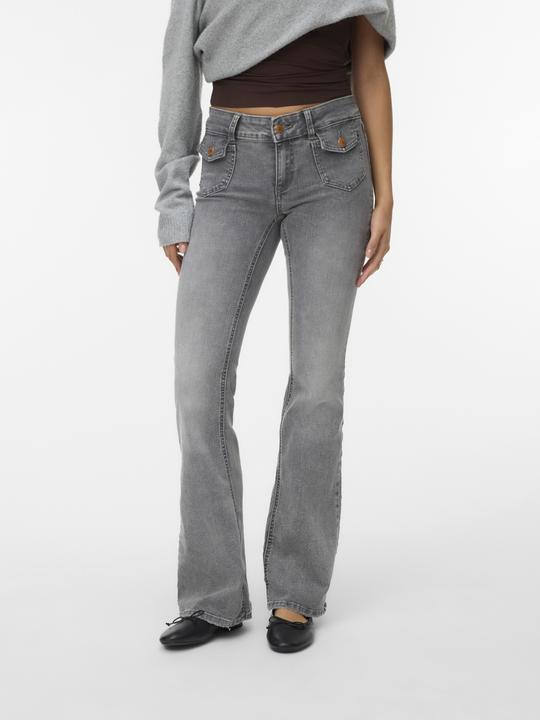 Actual product image Vero Moda VMJEAN Niedrige Taille Ausgestellt Jeans Ausgestellt (32)