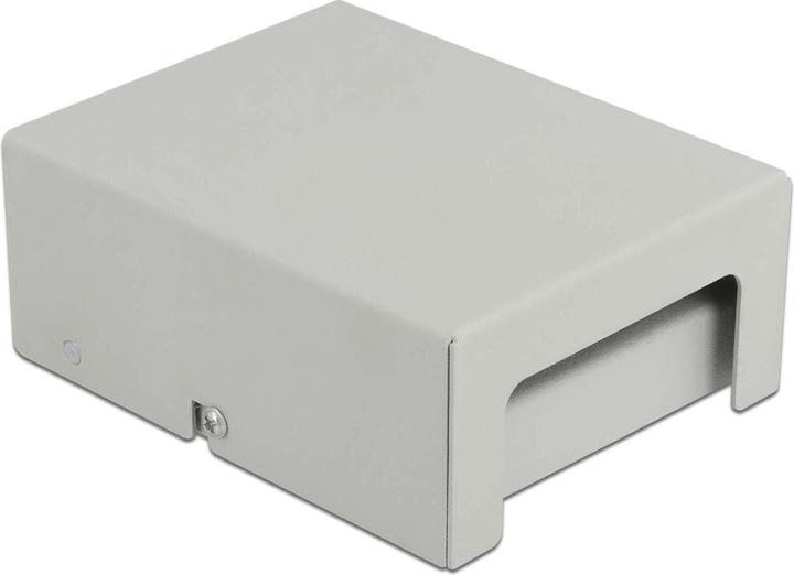 Image du produit Delock Panneau de brassage Keystone 4 ports gris
