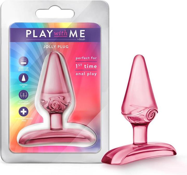 Produktbild Blush Play with Me - Jolly Plug - Petite 2.75" Anal Plug - Tapered Head for Easy Insertion Perfect f