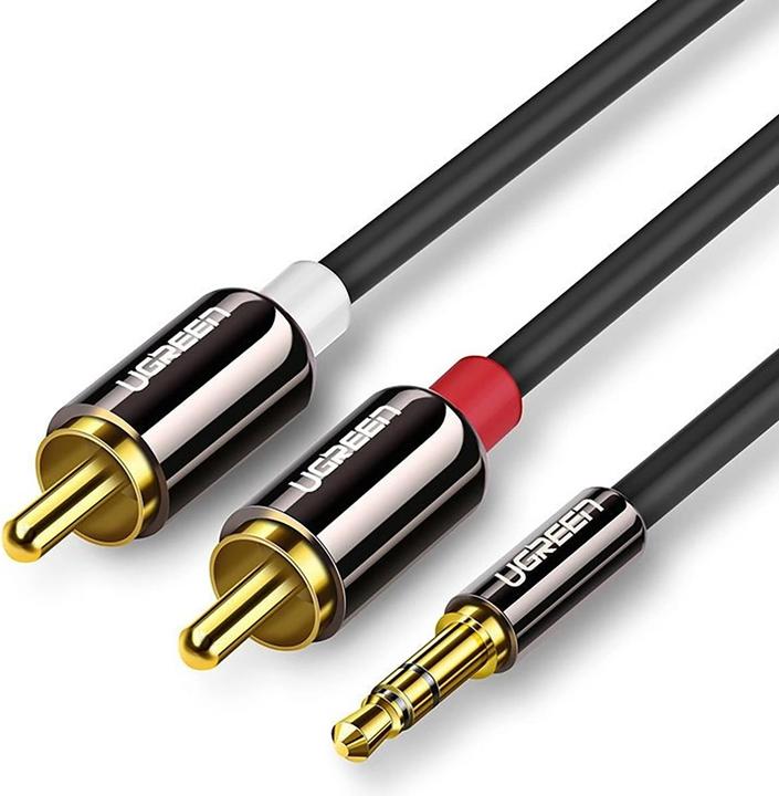 Ugreen 2x RCA - jack 3,5 mm (2 m, RCA, Jack 3,5 mm (AUX))