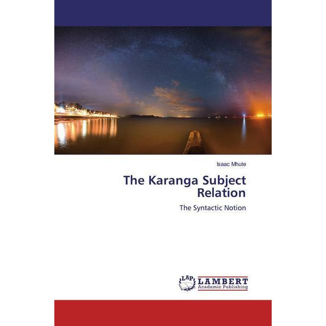 The Karanga Subject Relation, Fachbücher von Isaac Mhute