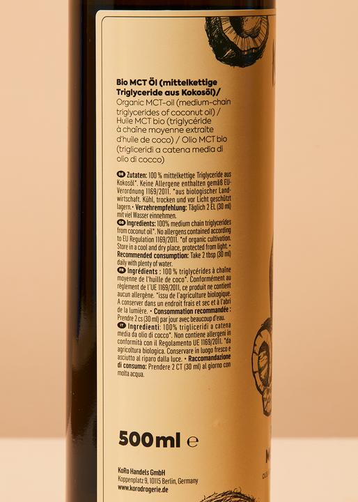 Actual product image KoRo Mct (500 ml)