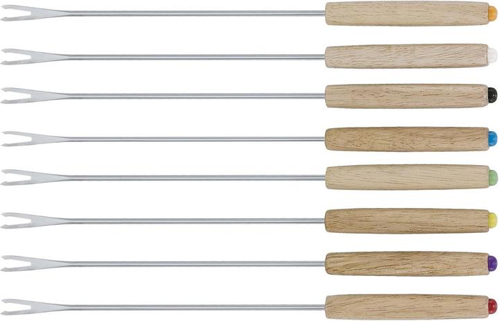 Image du produit Spring Service à fondue GRENOBLE fonte émaillée noire avec réchaud et 8 fourchettes (Fondue au fromage)