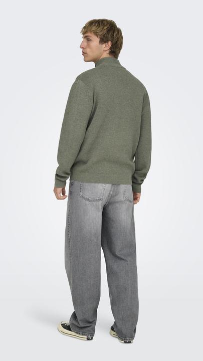 Produktbild Only & Sons Onsting Life Reg Half Zip Knit Noos (S)