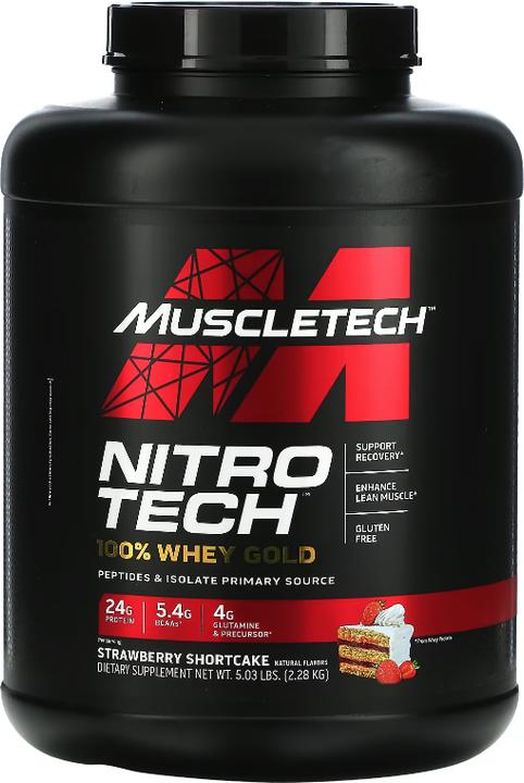 Image du produit Muscle Tech MuscleTech Nitro Tech 100% Whey Gold (Vanille, 1 pcs, 2260 g)