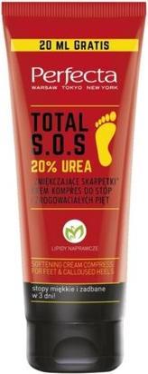 Actual product image Perfecta - Total S.O.S 20% Urea softening socks cream-complex for feet and keratinised heels 120ml (Foot cream & foot gel, 120 ml)