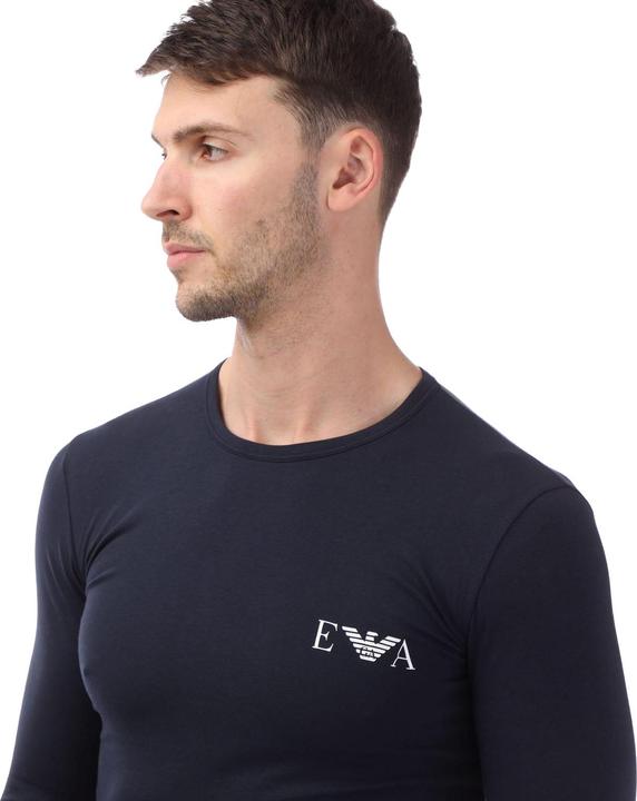Actual product image Emporio Armani Mens Slim Long-Sleeved T-Shirt (S)
