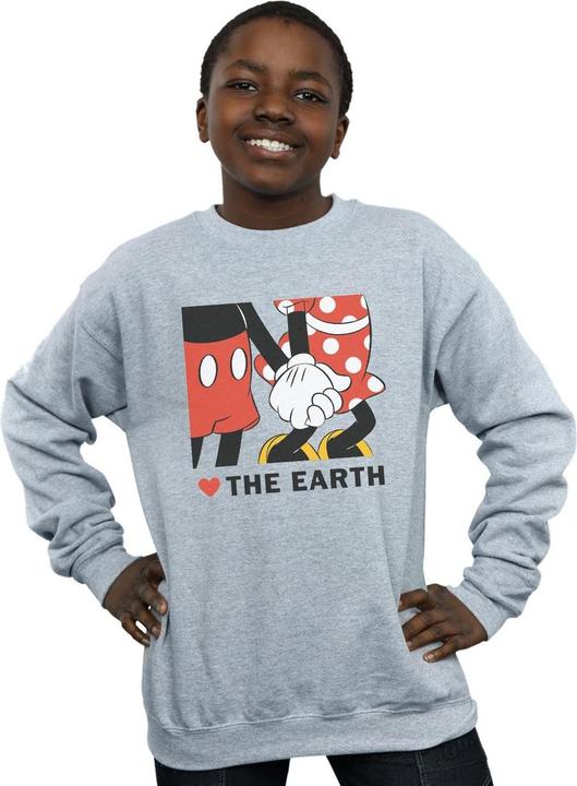 Image du produit Disney - Sweat MICKEY MOUSE HEART THE EARTH - Garçon (140, 146)