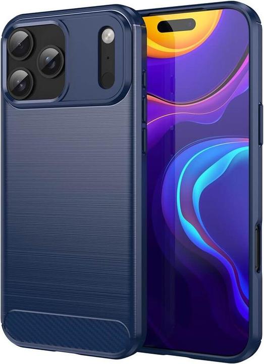 Image du produit Cover-Discount iPhone 17 Pro Max - Metall Carbon Look Hülle (Apple iPhone 17 Pro Max)