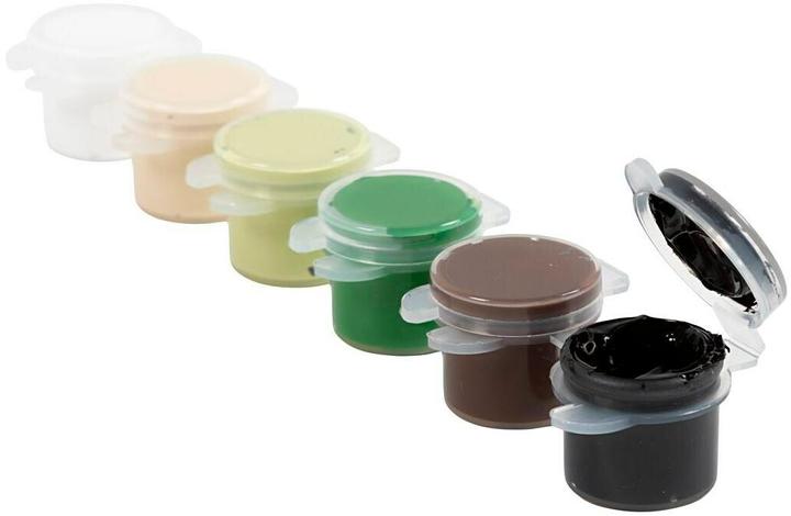 Produktbild Creativ Company Acrylfarbe Hobbyfarbe Plus Color 6 x 5 ml, Natur (5 ml)