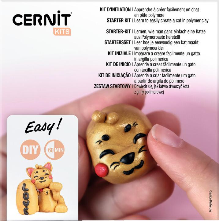 Actual product image Cernit Starter-Kit, kleine katze