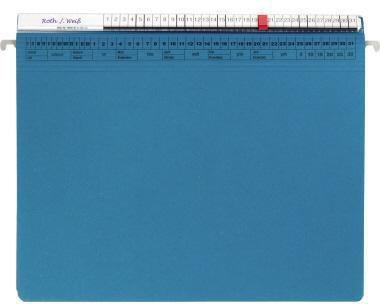 Actual product image Soldan ORGALEX suspension stapler 1205807 1 file Li-stapling medium blue (A4, 1 x)