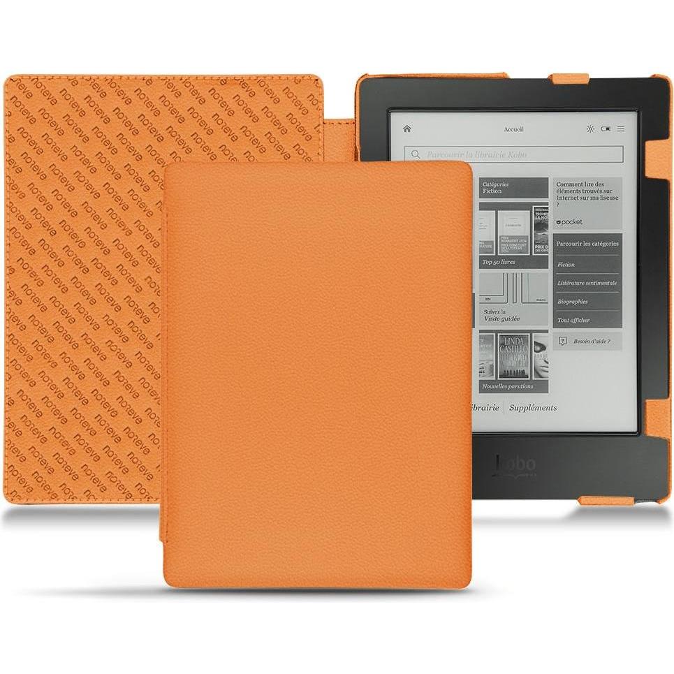 Noreve Lederschutzhülle horizontal (Aura H2O), Tablet Hülle, Orange