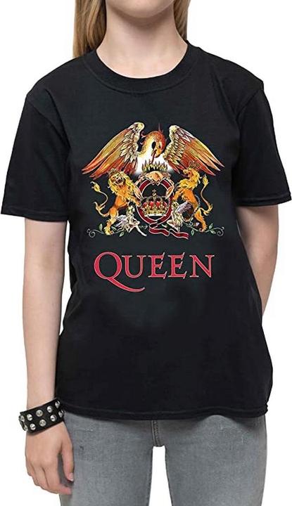 Immagine prodotto Queen Maglietta in cotone Classic Crest per bambini/ragazzi (140)