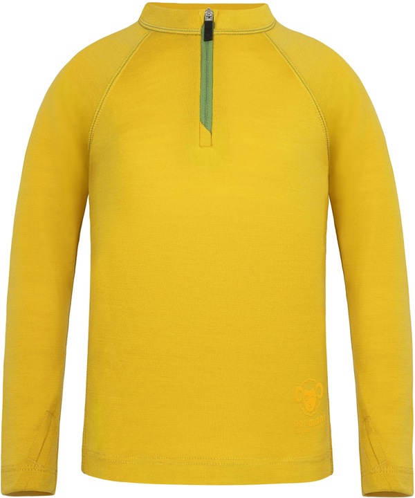 Actual product image Normani Kids merino long sleeve with 1/4 zip "Nyapari" - 9545 (110, 116, 115 A)