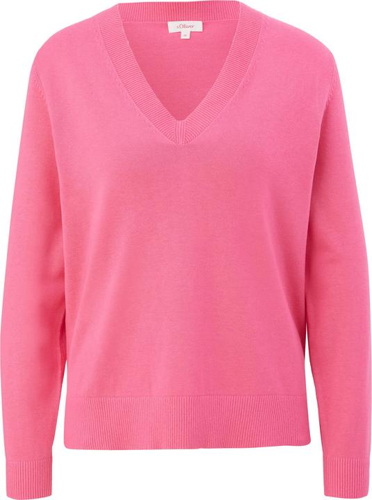 Produktbild s.Oliver Strickpullover Strickpullover aus Viskosemix (40)