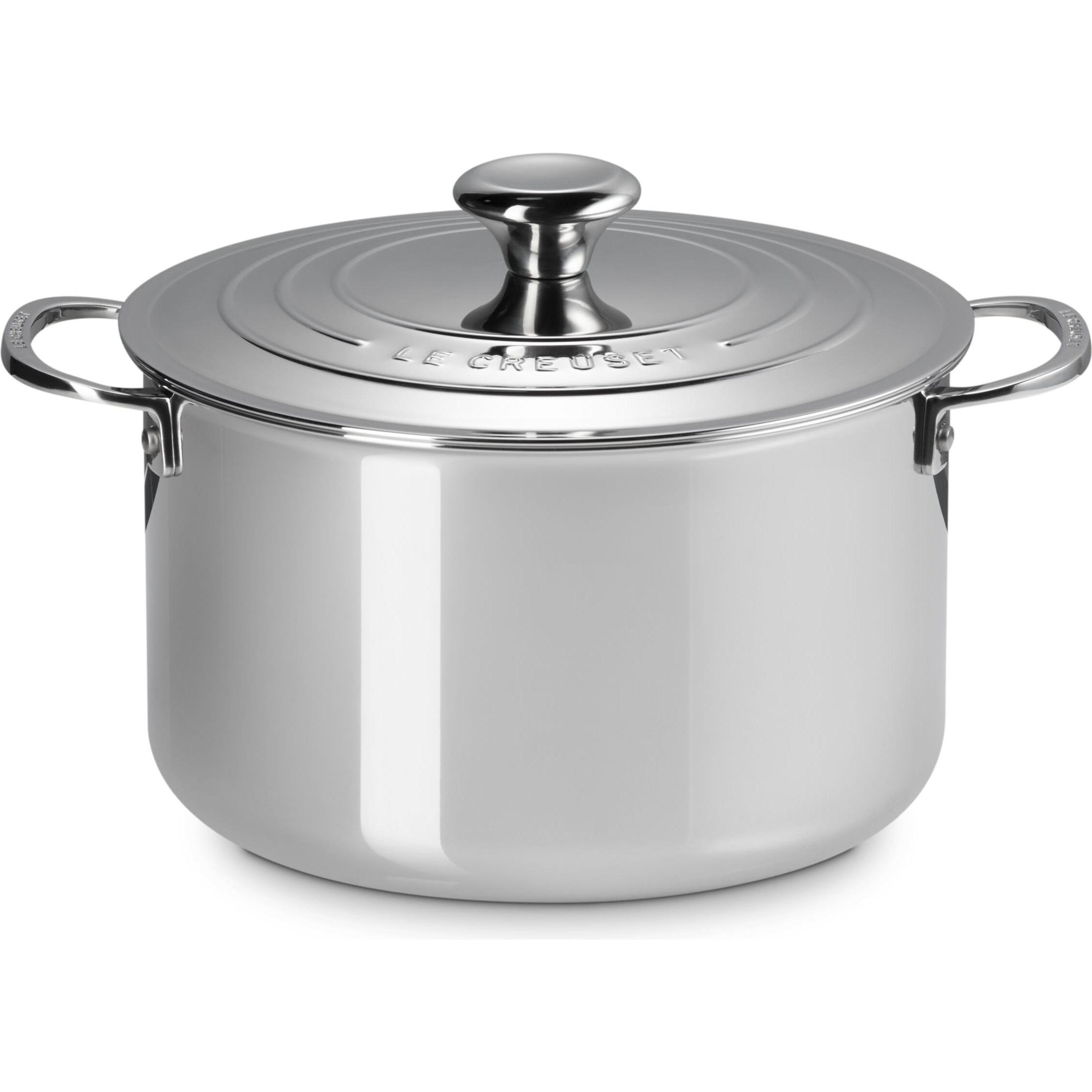 Le Creuset Plus, Pfanne + Kochtopf, Silber