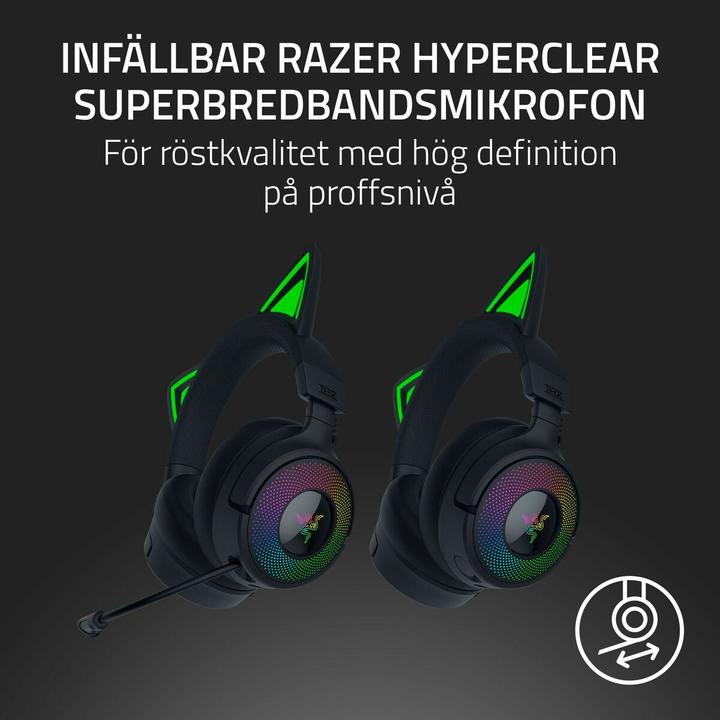 Actual product image Razer Kraken Kitty V3 Pro - Black (Wireless)