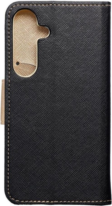 Produktbild OEM Book case FANCY Book case for SAMSUNG S24 black / gold (Samsung Galaxy S24)