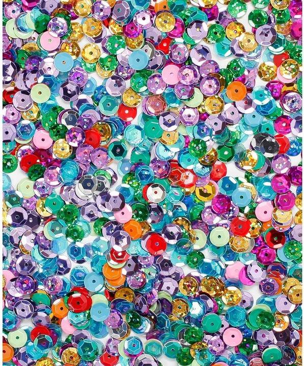 Actual product image I Am Creative Zip Bag Sequins