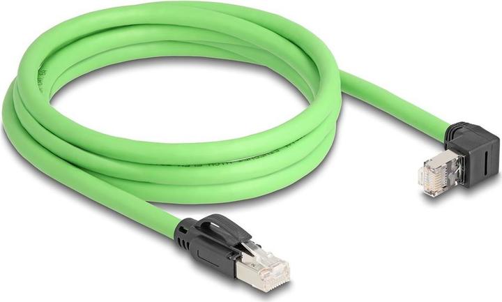 Actual product image Delock RJ45 network cable Cat.6A plug to plug, top threaded (SF/UTP, CAT6a, 2 m)