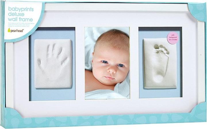 Pearhead Wall photo frame with impression material