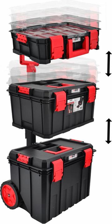 Actual product image AW Tools AWTOOLS MODULAR TOOL BOX MODULAR BOX Rinkinys 4in1 530x355x825mm (4 pieces)
