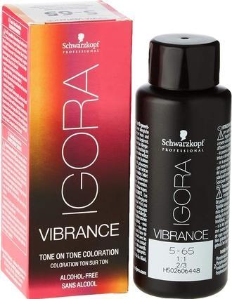 Actual product image Schwarzkopf Professional IGORA Vibrance Hair Tint NEW (5-65 Light Brown Chocolate Gold)