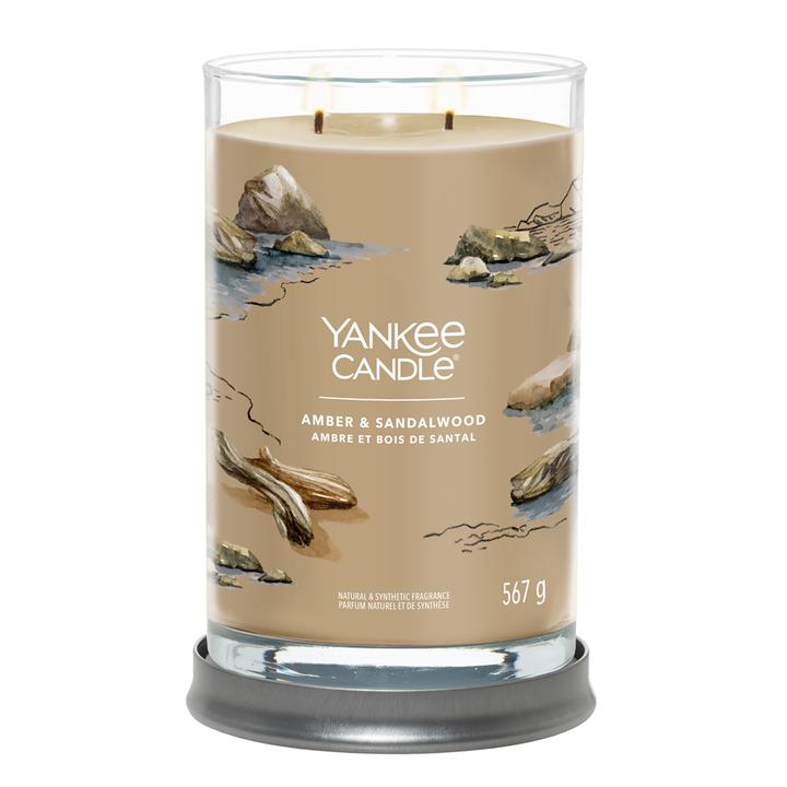 Actual product image Yankee Candle Amber & Sandalwood