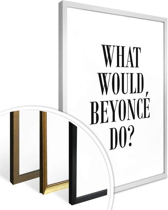 Image du produit Trenddeko Ce que ferait Beyoncé (24 x 30 cm)