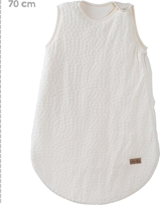 Actual product image Roba Sleeping bag 'Seashells' oyster (70 cm, 2.5 TOG, All-season)