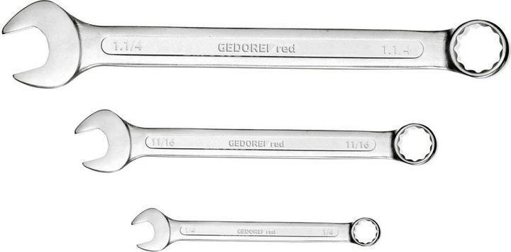 Produktbild Gedore Red red R09115016 RingmaulschLänge Satz AF 1/4"-1.1/4" 16-teilig (19 mm, 10 mm, 7 mm, 15 mm, 8 mm)
