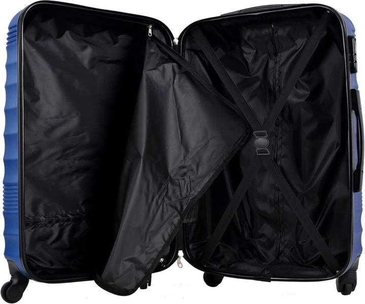 Produktbild Well Home Robuste 4-teilige Hartschalen-Kofferset mit Teleskopgriff und 360°-Rollen