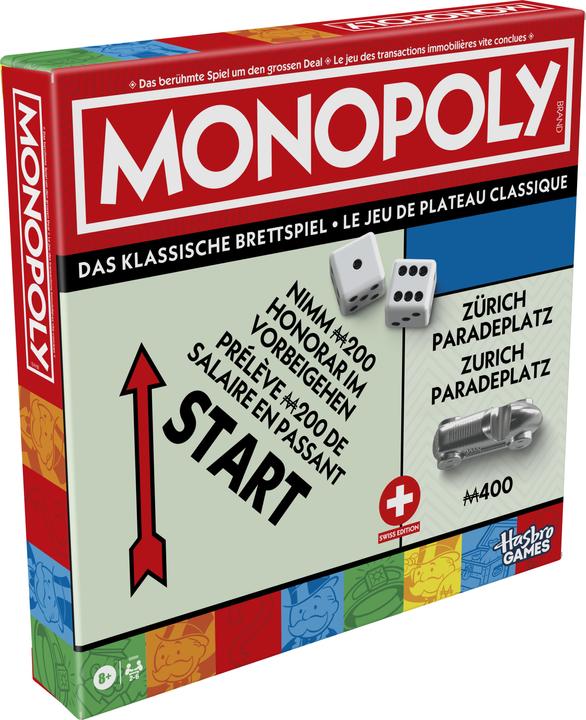 Produktbild Hasbro Gaming Hasbro Monopoly Classic Refresh Schweiz (Schweizerdeutsch)