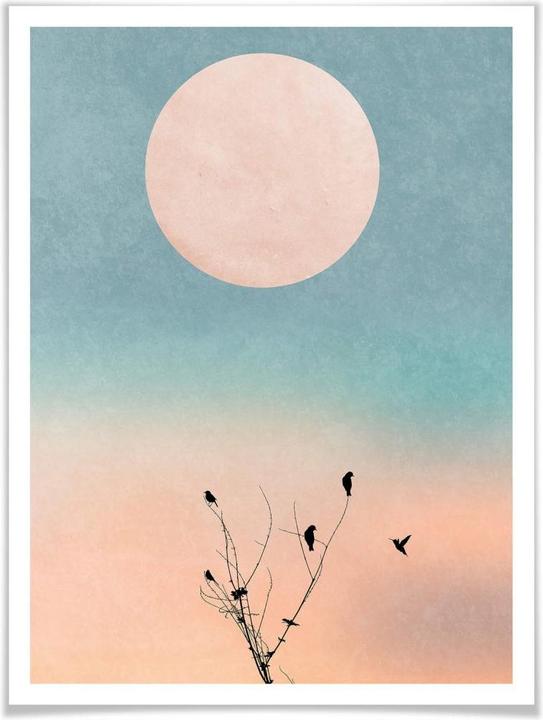 Produktbild Trenddeko Poster Set mit 3 Bildern Kubistika, Monde (40 x 50 cm)