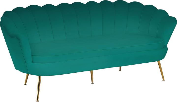 Produktbild SalesFever Muschelsofa 3-Sitzer grün (3-Sitzer)